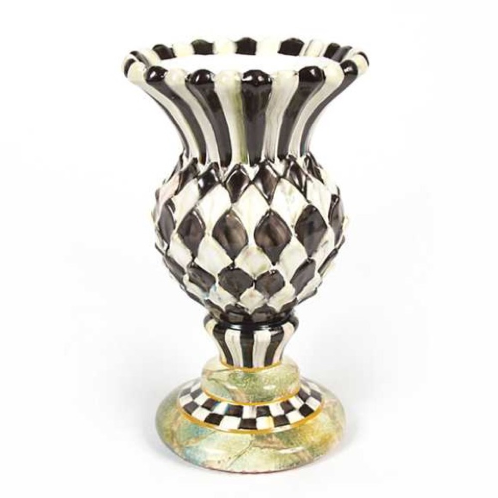 Mackenzie-Childs Cheltenham Thistle Vase